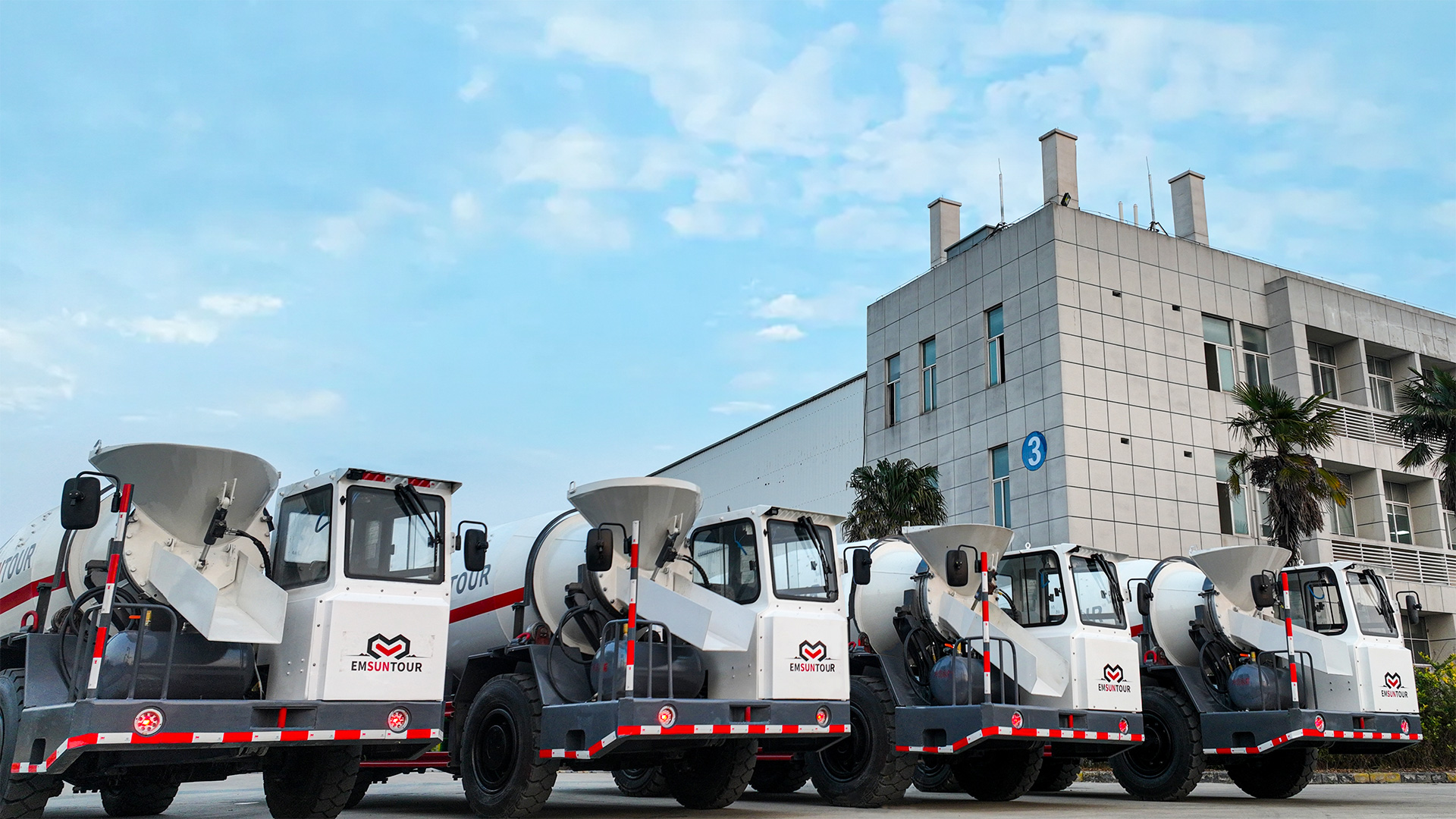 防爆柴油機混凝土攪拌運輸車WC5BJ批量交付陜西煤業化工物資集團